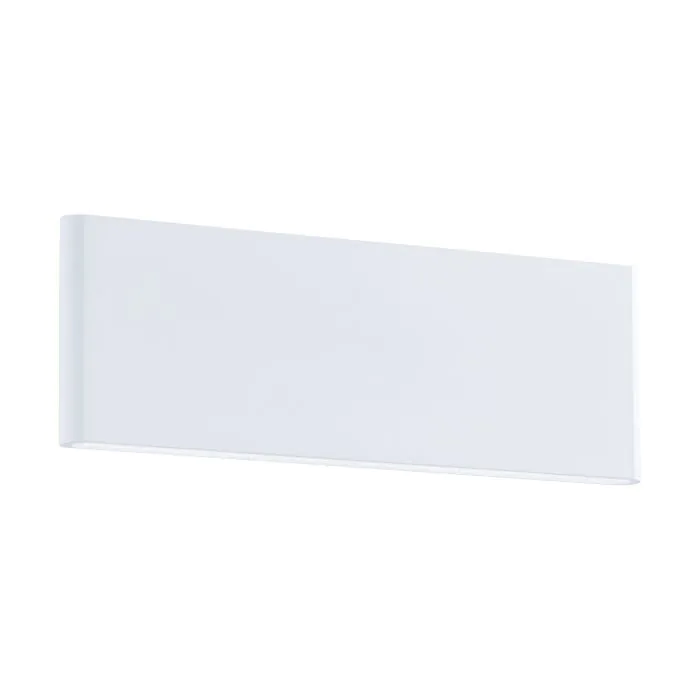 Φωτιστικό Τοίχου Αλουμίνιο Λευκό L25,5xH8cm LED 3000K 640lm Eglo Climene 39265