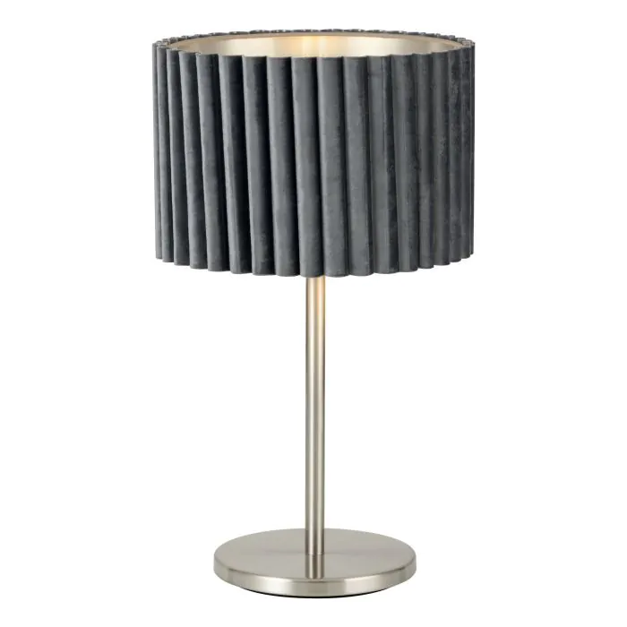 Φωτιστικό Επιτραπέζιο  Ø300xΒ195xH520mm 1xE27 Νίκελ Σατινέ-Γκρι Eglo Stars of Lights Tamaresco 39775