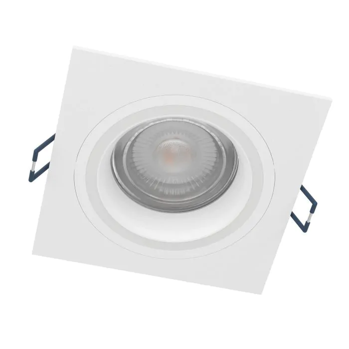 Σποτ Χωνευτό Λευκό Τετράγωνο 9,3x9,3cm LED 2700-6500K 345lm RGBW Τηλεχειριστήριο  Eglo Carosso-Z 900765