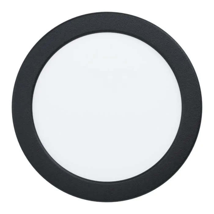 Σποτ Στρογγυλό Χωνευτό Μαύρο 15,5cm IP44 LED 10,5w 3000K 1350lm Eglo Fueva-5 99212