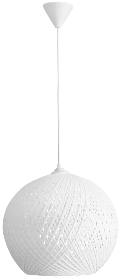 SILK-02 Φ35 WHITE 1/L PENDEL Ε/27 Heronia 31-1142