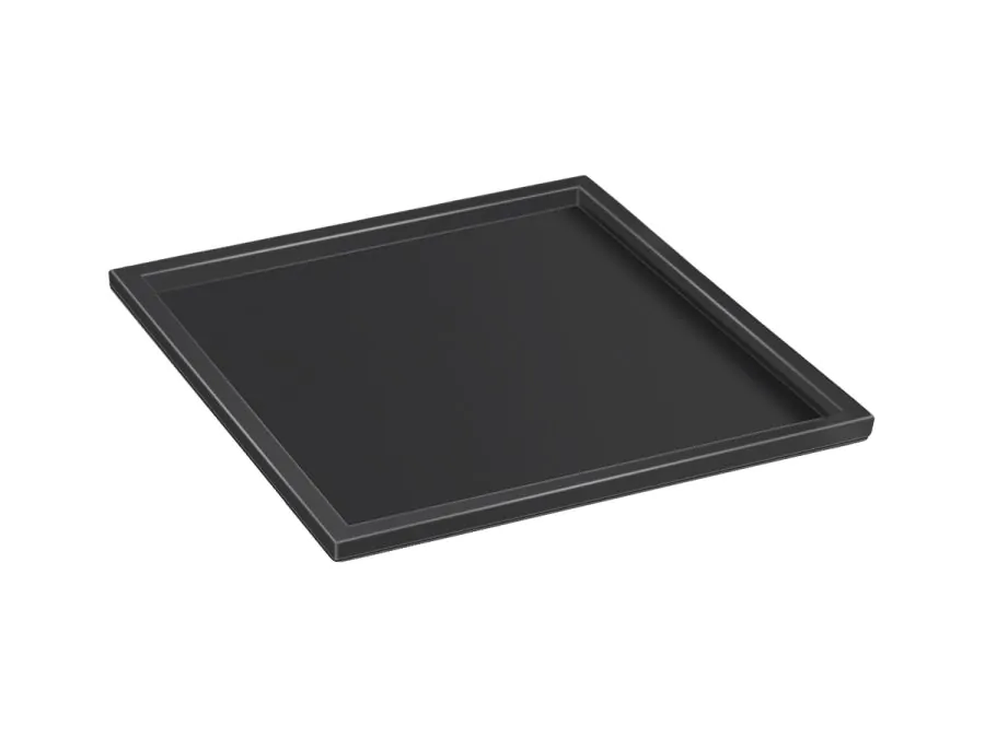 Δίσκος Καφέ Coffee Tray W30xD30xH1 cm Brass  Black Mat Sanco Hotel Amenities 0137-M116