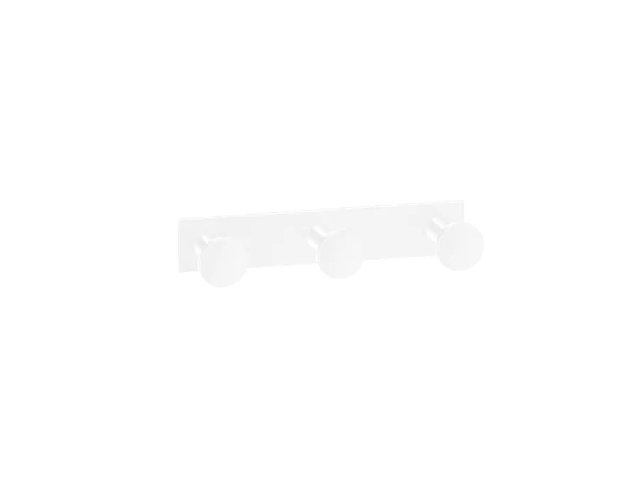 Άγκιστρο Τριπλό White Mat W13xD3,5xH3,5cm Sanco Bath Robe Hook 0683-M101