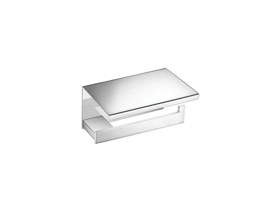 Χαρτοθήκη με Καπάκι Sanco Monogram Chrome 120407-A03