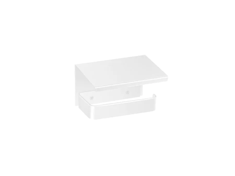 Χαρτοθήκη με καπάκι Επίτοιχη White Matt Sanco Aegean 26917-Μ101