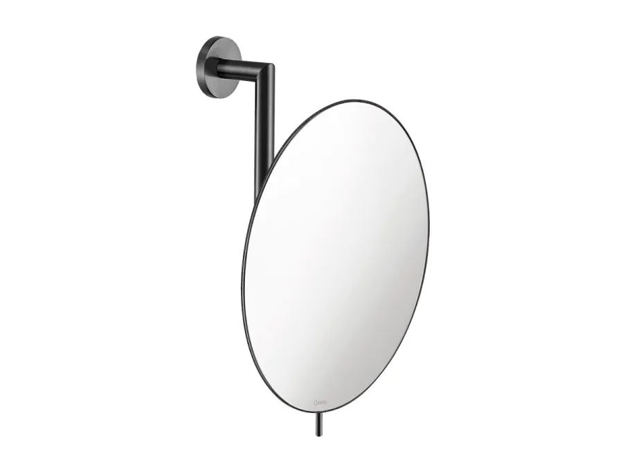 Καθρέπτης Μεγεθυντικός Επιτοίχιος Ø25 εκ. Μεγέθυνση x5 Brushed Gun Metal Sanco Mirrors MR-764-AB23