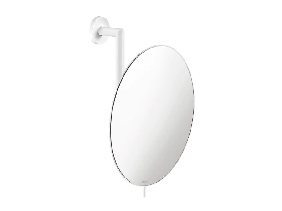 Καθρέπτης Μεγεθυντικός Επιτοίχιος Ø25 εκ. Μεγέθυνση *5 White Mat Sanco Mirrors MR-764-M101 