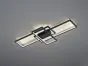 Πλαφονιέρα Οροφής 104xH8cm Μαύρο Ματ LED 36w 3000-6000K 3000lm Smart Trio Lighting Thiago 652610342
