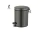 Χαρτοδοχείο 5lt  Χρώμα Graphite Dark Soft Closιng Sanco Waste Bins 90680-122