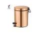 Χαρτοδοχείο 5lt  Χρώμα Brushed Gold 24K Soft Closιng Sanco Waste Bins 90680-AB5