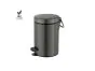 Χαρτοδοχείο 3lt Soft Closιng System Graphite Dark Sanco Waste Bins 90689-122