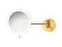 Καθρέπτης ΜεγεθυντικόςØ20*D33,5 cm IP44  5w Led 12V Ø20 εκ. Μεγένθυση *3 Gold 24K Sanco MRLED-705-A05 