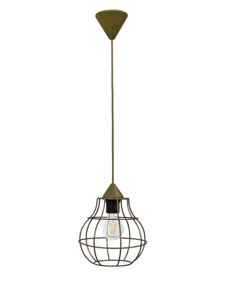 FUN-50/20 BRONZE 1L Κρεμαστό φωτιστικό PUMPKIN Heronia 34-0266