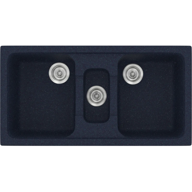 Νεροχύτης Κουζίνας Συνθετικός 97x51εκ. Ένθετος σε ερμάριο 100εκ.Χρώμα Granite Blue Sanitec Classic 325εκ.Χρώμα Granite Blue Sanitec Classic 325-18-Granite-Blue 