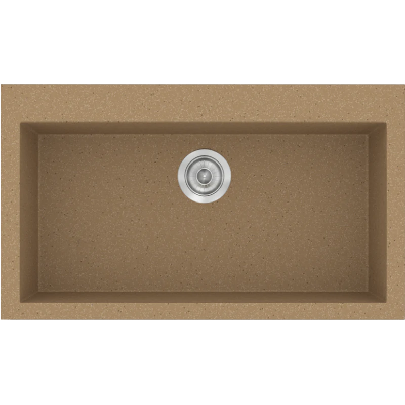 Νεροχύτης Κουζίνας Συνθετικός Granite Celtic Stone 79x50 εκ. Ένθετος Eρμάριο 80 εκ.Sanitec Classic 333-46