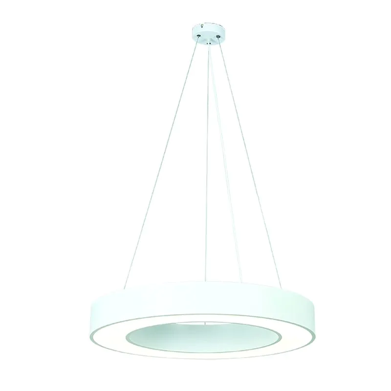 InLight Κρεμαστό φωτιστικό LED 50W 4000K σε λευκή απόχρωση D:80cm 6171-80-WH