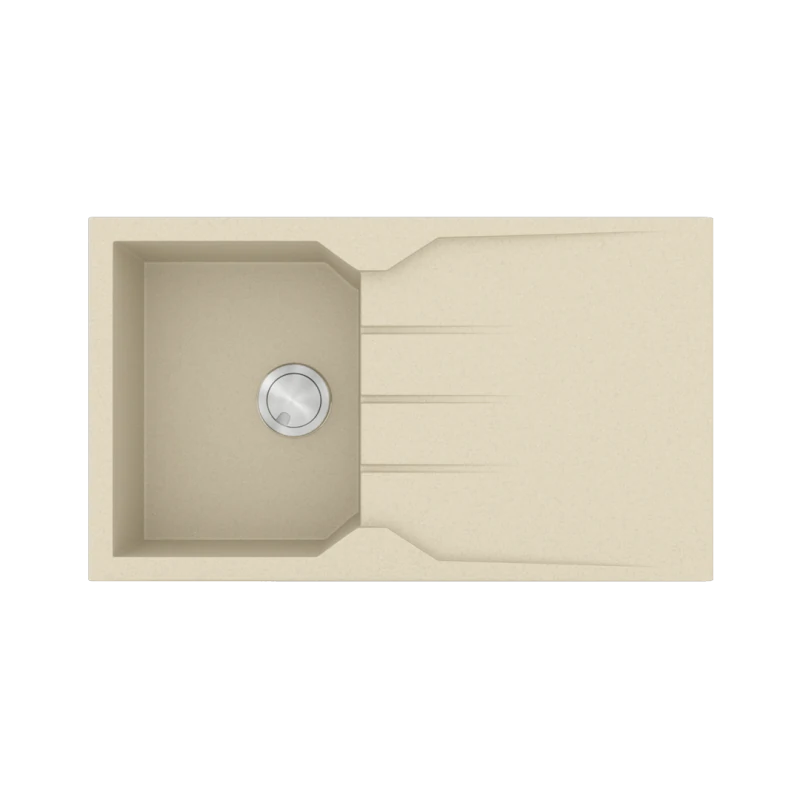 Νεροχύτης Κουζίνας Γρανίτης  86*50 εκ. Χρώμα Υποκαθήμενος ερμάριο 40 εκ. Sanitec 805