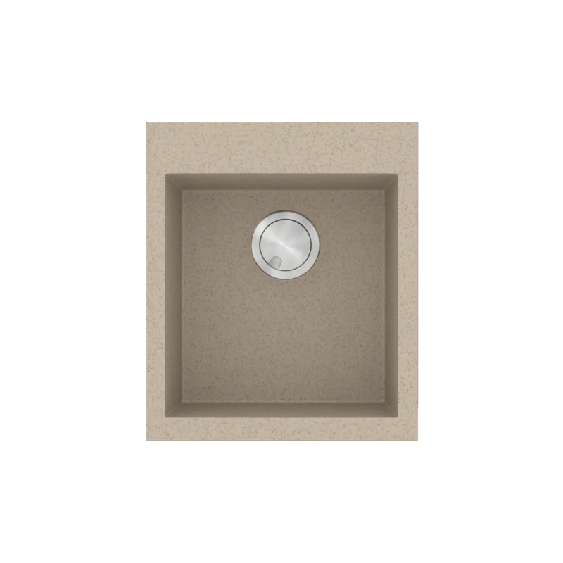 Νεροχύτης Κουζίνας 40x50cm Ένθετος ερμάριο 45cm Γρανίτης Sanitec 813-32-Sabbia