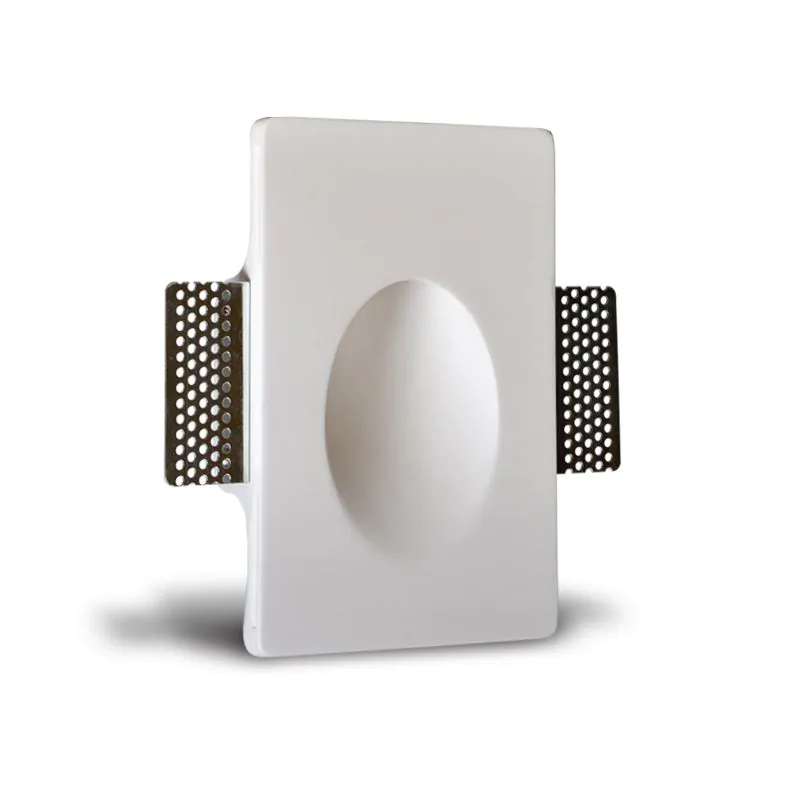 Σποτ Γύψινο Χωνευτό Γυψοσανίδας 18x12x5,5cm Led 1w  Sun Light MW-9431 