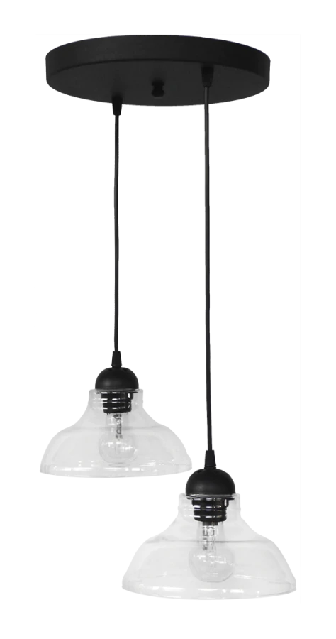 Φωτιστικό GL-5060 PENDEL 2L BL-TRANS Heronia 02-0260