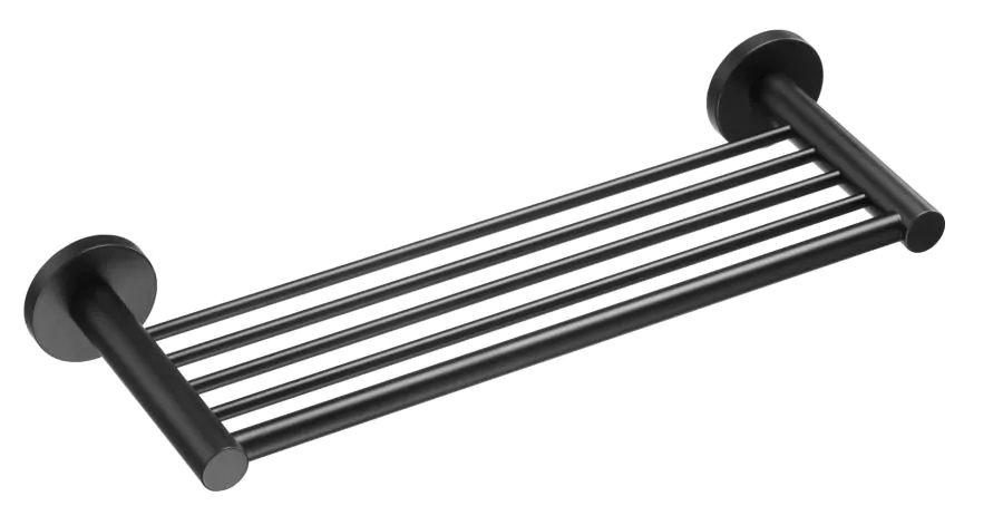 Σπογγοθήκη διπλής στήριξης Επίτοιχη Μαύρο Ματ Verdi Sigma Black Matt 3031705