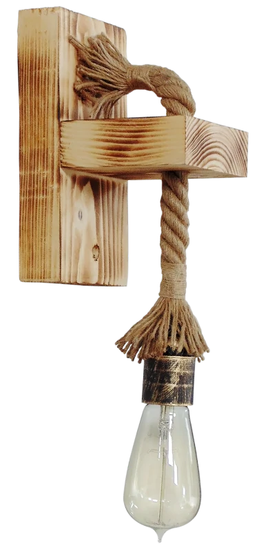 Φωτιστικό τοίχου / απλίκα UT-01AP B ROPE Heronia 31-0321