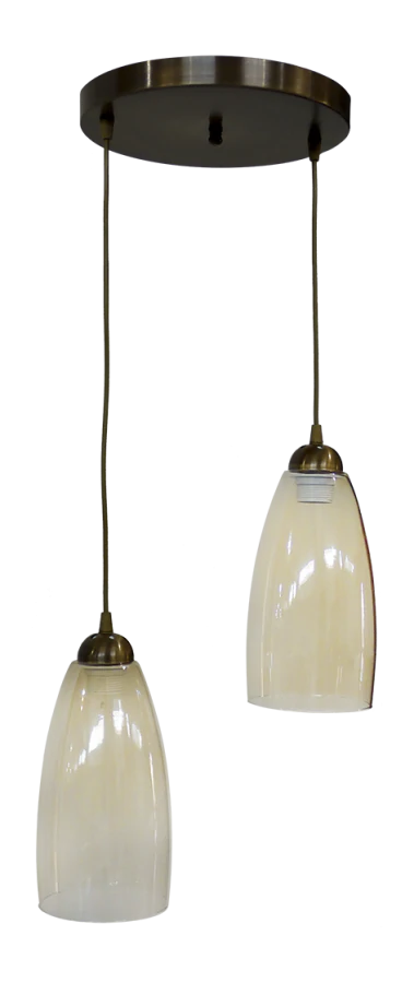 Φωτιστικό GL-5050 2L PENDEL BR Φ15 Heronia 02-0279