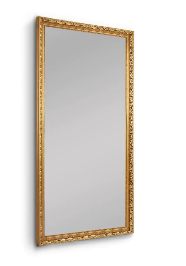 Καθρέπτης Επιτοίχιος Π100xY200 εκ. Gold  Wood  Πλαίσιο Mirrors & More Sonja 1070479