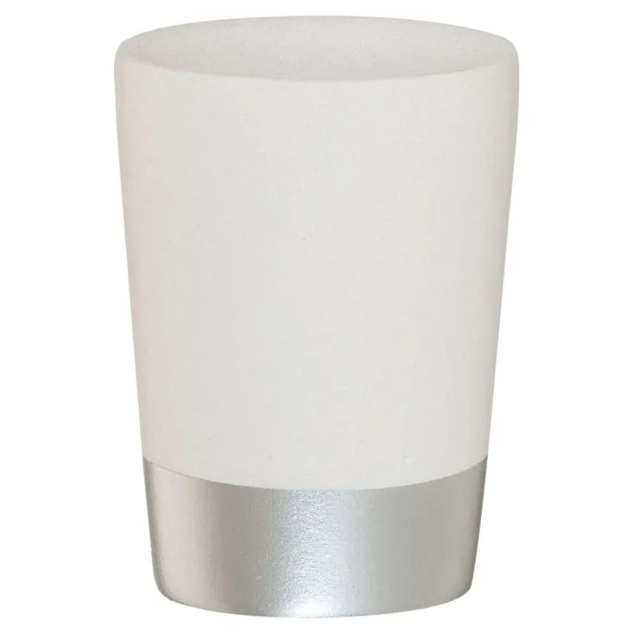 Glossy silver ποτήρι οδοντόβουρτσας Sealskin  362320418