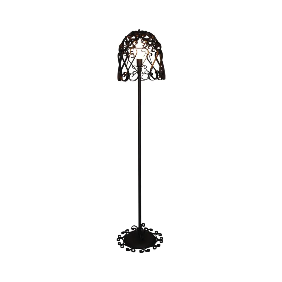 HL-3586-1F LEWIS OLD BRONZE FLOOR LAMP HOMELIGHTING 77-4030