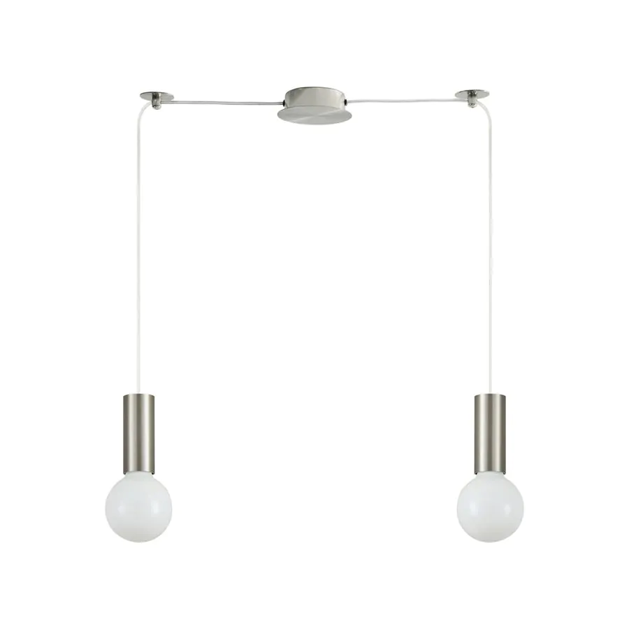 SE21-NM-4-NM2 ADEPT TUBE Nickel Matt Pendant+ HOMELIGHTING 77-8388