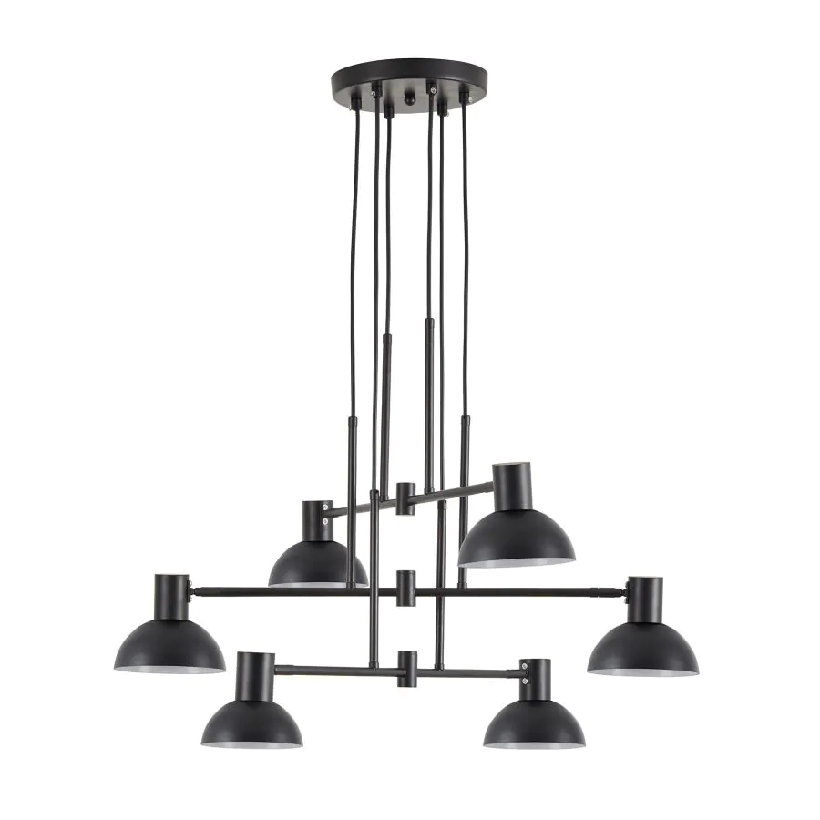 SE21-BL-100-MS3 ADEPT PENDANT Black Metal Pendant Black Metal Shade+ HOMELIGHTING 77-8881