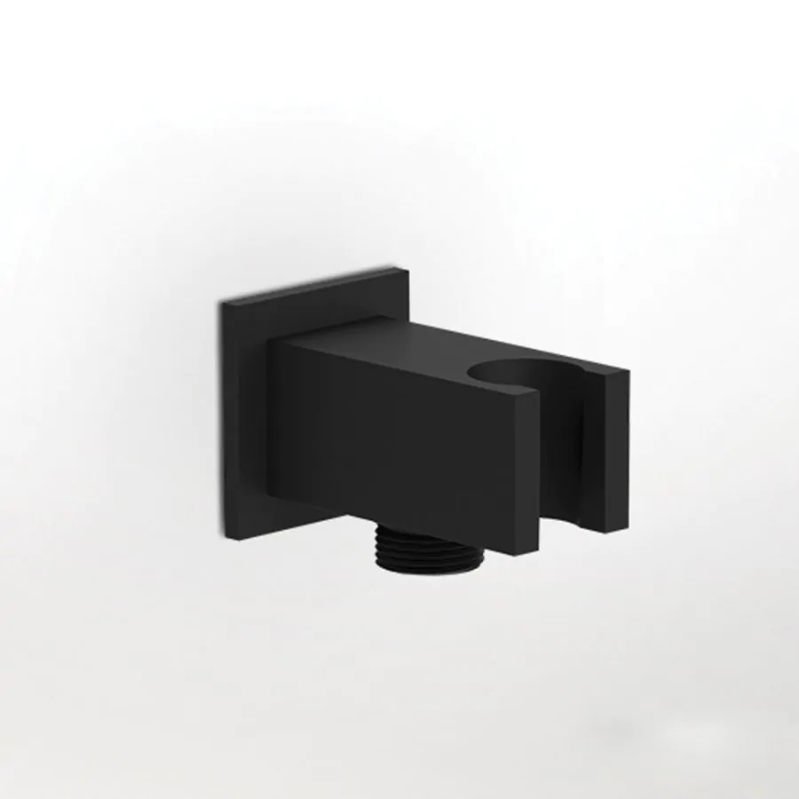 Παροχή Νερού με Στήριγμα Τηλεφώνου Eurorama Black Matt C20141-400