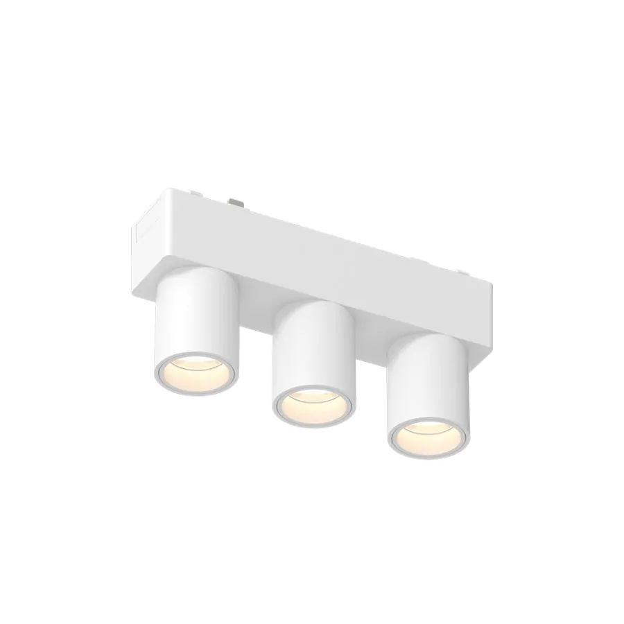 InLight Φωτιστικό LED 6W 3000K για Ultra-Thin μαγνητική ράγα σε λευκή απόχρωση D:12,5cmX5,5cm T03601-WH