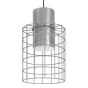 Φωτιστικό Κρεμαστό Μονόφωτο Ø20xH1100 mm 1xE27 Ασημί Γαλβανιζέ  Eglo Milligan 43647