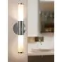 Eglo Palmera Μοντέρνο Φωτιστικό Τοίχου με Ντουί E14 σε Ασημί Χρώμα Πλάτους 11cm 87219