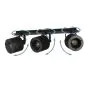 Σποτ Ράγα Τρίφωτη 3xE27 L57,5cm Μαύρο Eglo Segovia 900742