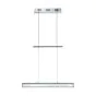 Φωτιστικό Κρεμαστό Ράγα L700xB80xH750-1300mm Dimmable Led 4x6w 2280lm 2700-5000Κ Χρωμέ-Κρύσταλλα Διάφανα Eglo Cardito 1 93625