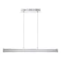 Φωτιστικό Κρεμαστό Ράγα L1000xB80xH1100mm Dimmable Led 6x6w 3420lm 2700-5000Κ Χρωμέ-Κρύσταλλα Διάφανα Eglo Cardito 1 93626