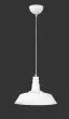 Κρεμαστό Φωτιστικό Λευκό 36xH150cm Μονόφωτο Καμπάνα 1xE27 Trio Lighting Will R30421001