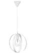 Κρεμαστό φωτιστικό μεταλλικό LAMA/25 1L PENDEL WHITE Heronia 34-0294