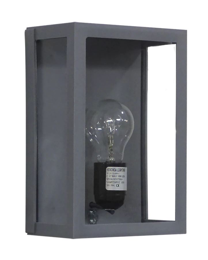 Φωτιστικό επιτοίχιο SLP-60A GREY Heronia 13-0110