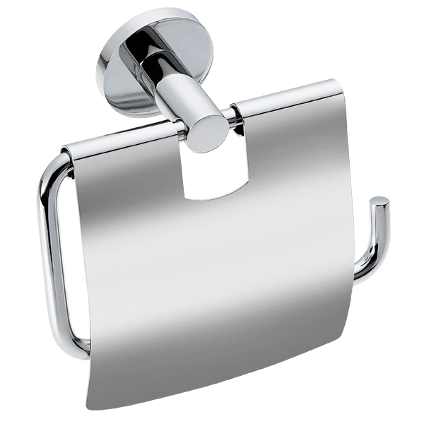 Χαρτοθήκη με κάλυμμα Επίτοιχη Χρωμέ Verdi Sigma Chrome 3031422 