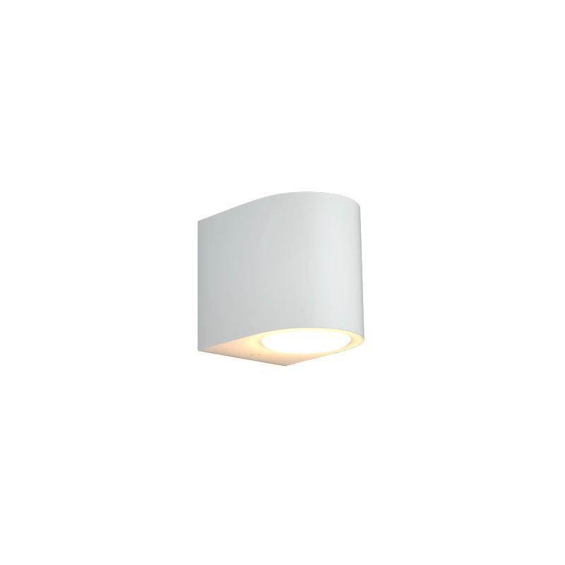 it-Lighting Powell 1xGU10 Outdoor Up or Down Wall Lamp White D:9cmx8cm 80200224