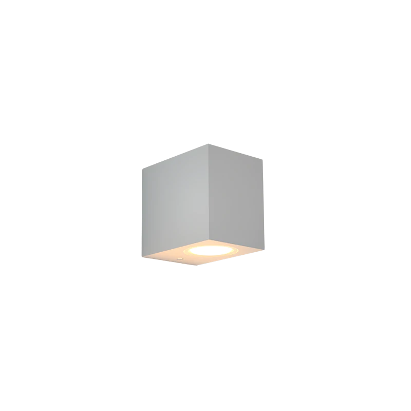 it-Lighting Norman 1xGU10 Outdoor Up or Down Wall Lamp Grey D:8cmx7cm 80200434