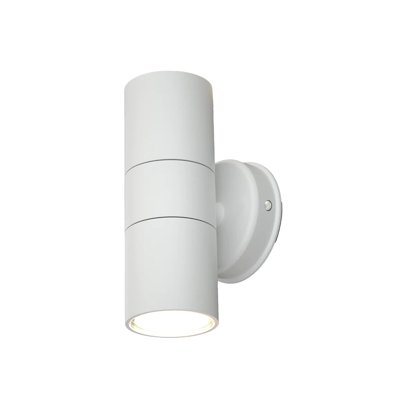 it-Lighting Ouachita 2xGU10 Outdoor Up-Down Wall Lamp White D:15.2cmx11.3cm 80200624