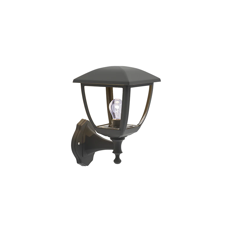 it-Lighting Avalanche 1xE27 Outdoor Wall Lamp Black D:22cmx30cm 80201214