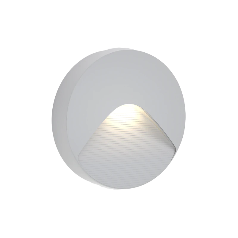 it-Lighting Horseshoe LED 2W 3CCT Outdoor Wall Lamp Grey D:12.8cmx3cm 80201930