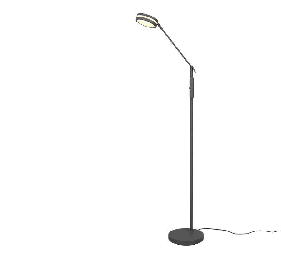 Φωτιστικό Δαπέδου Antracite 23xH133cm Led Ρυθμιζόμενο 6,5w 2700+3200+4000K 650lm Ρυθμιζόμενο Trio Lighting Franklin 426510107