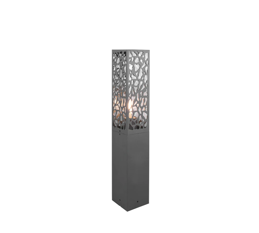 Φωτιστικό Κολωνάκι Εξωτερικού Χώρου IP44 για Ντουί E27 Μαύρο Trio Lighting 507360142